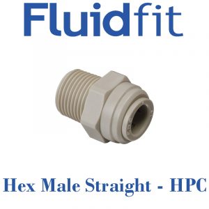 Fluidfit Hex Male Straight - Individual